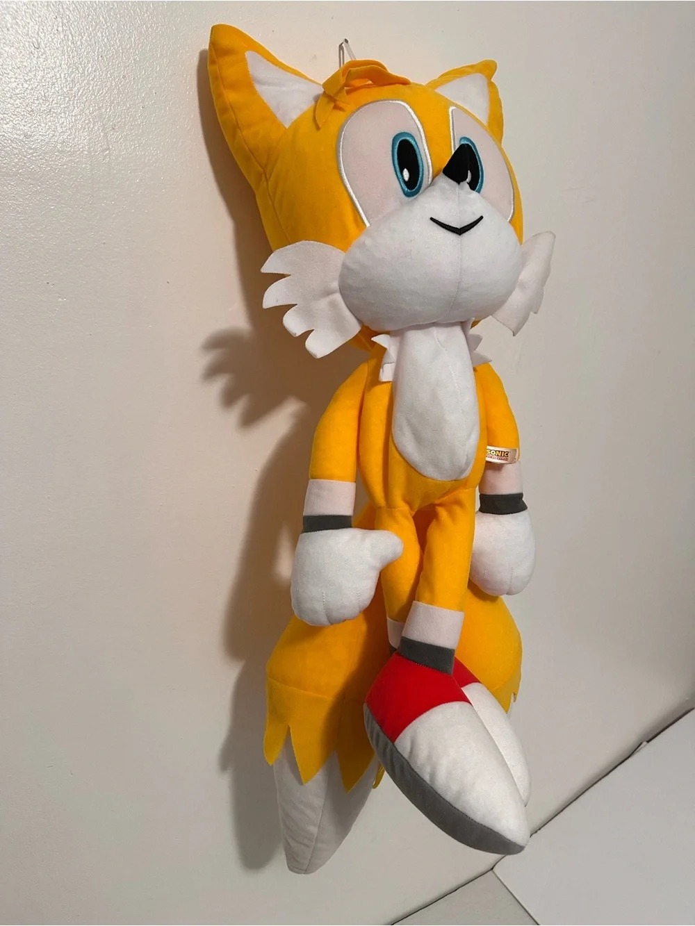 Yellow Fox Plush Cat Toy - Soft Interactive Pet Play Plush
